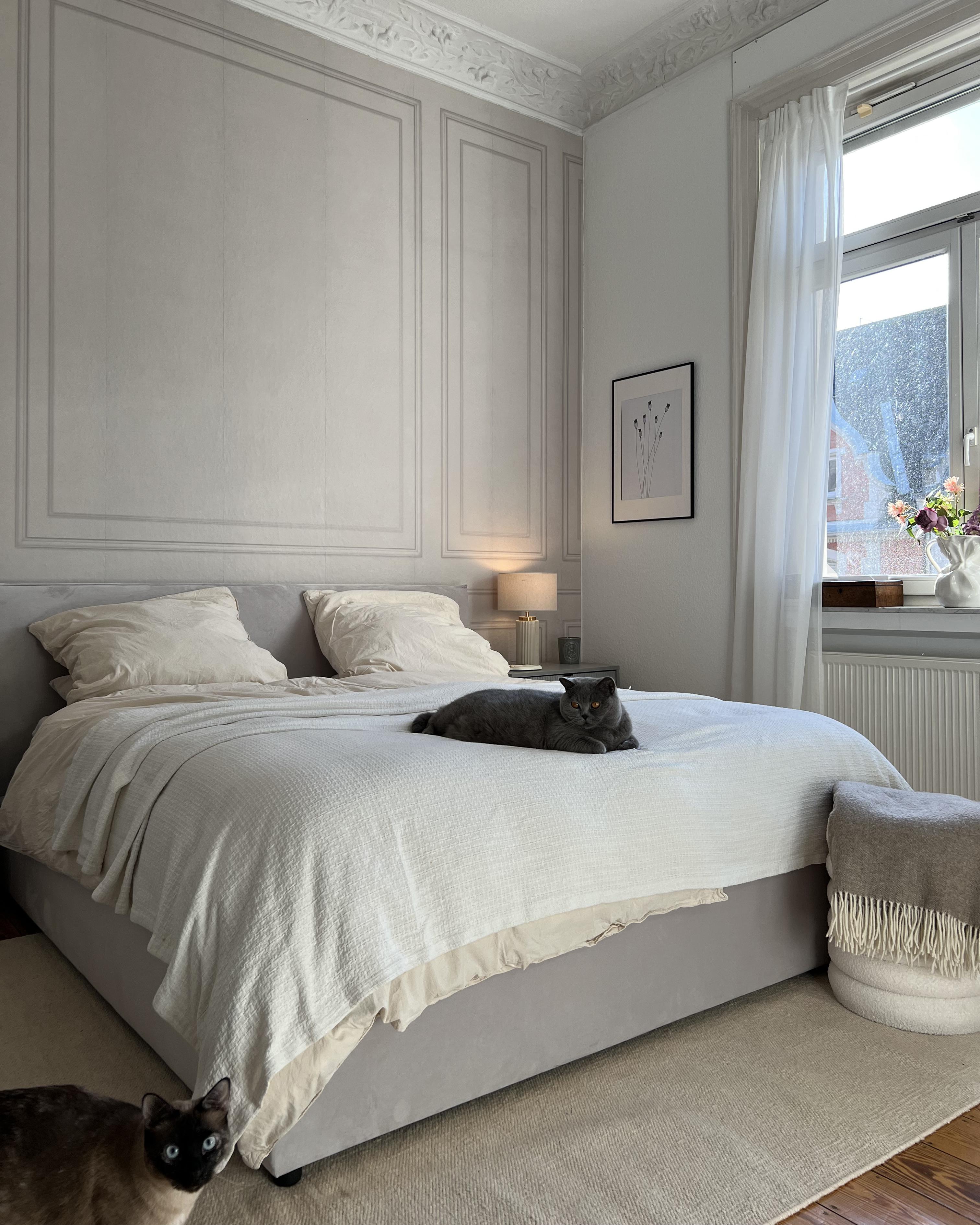 Ottoman Bed LAVAUR Velvet Off-White 160 x 200 cm (EU King Size)_955894