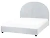 Bed Chenille VAUCLUSE 140 x 200 cm (EU Double) Light Blue