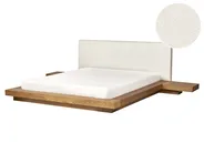 Waterbed Boucle ZEN 160 x 200 cm (EU King Size) Natural Ash Wood_931191
