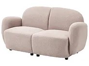 Bank 2-zits JULE Bouclé Beige_1125943