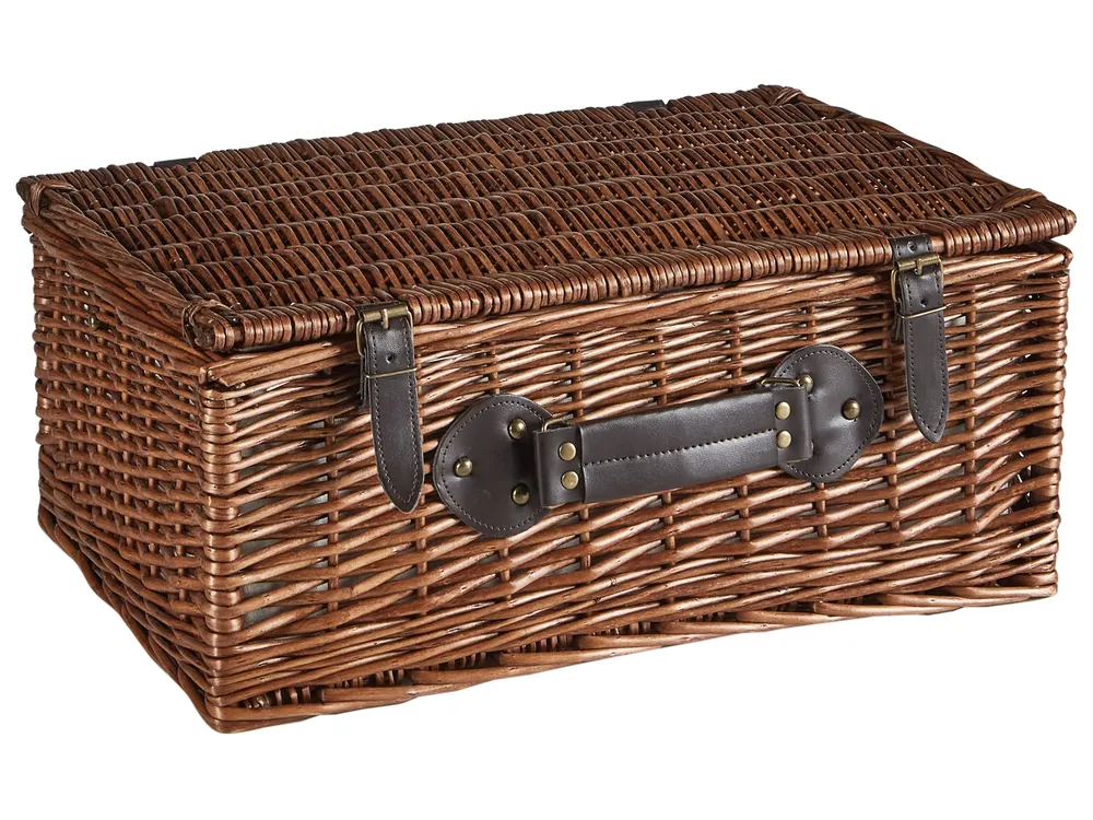 Picknickkorb PRUNEAU Geflecht Braun_964038