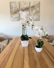 Kunstpflanze ORCHID 59 cm Weiß_979122