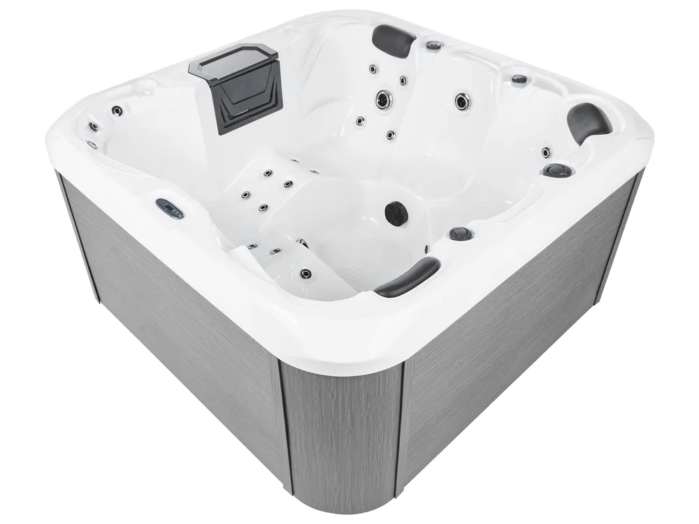Outdoor Whirlwanne mit LED AMARILLA Grau_1082106