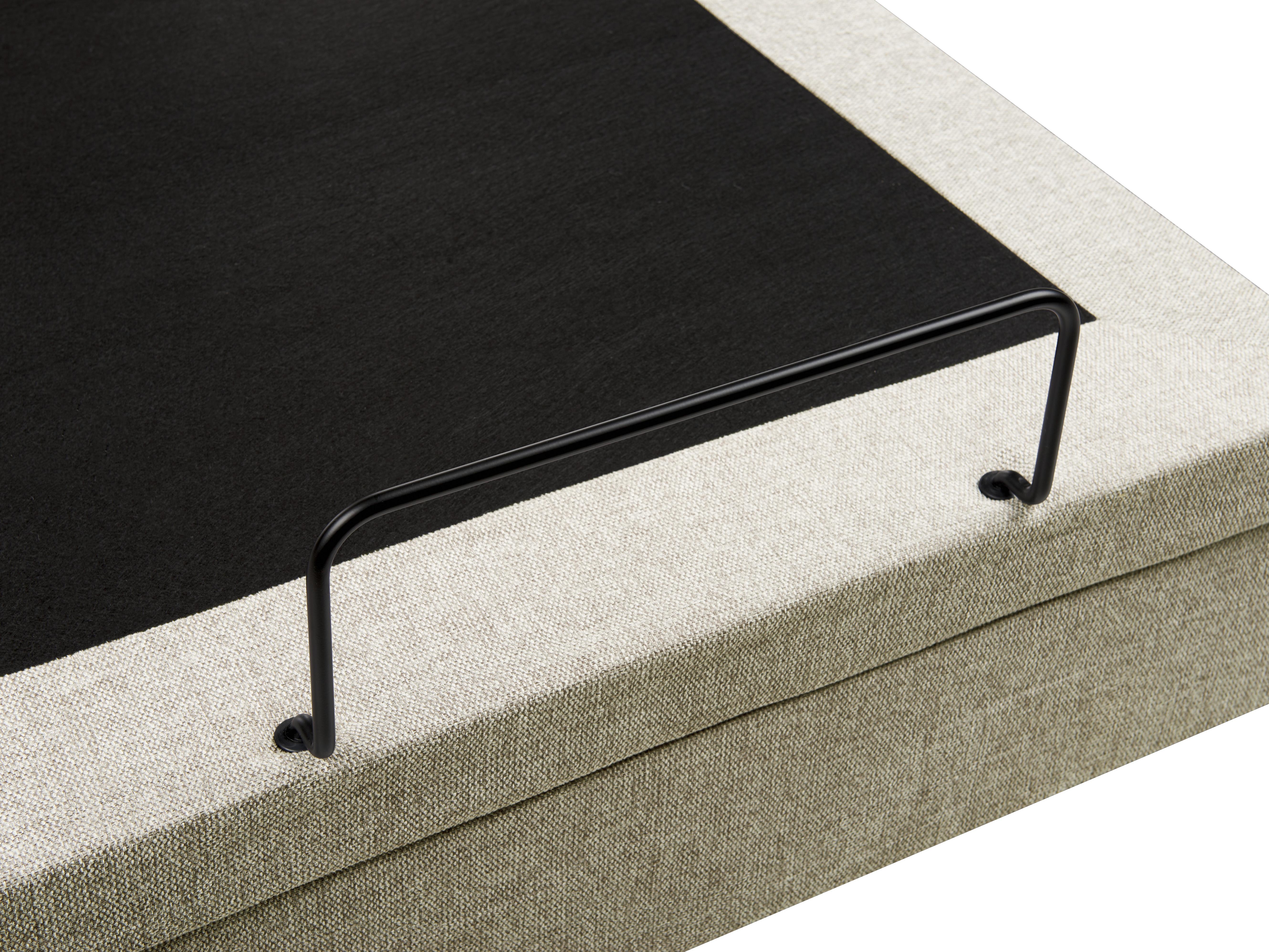 Adjustable Bed Fabric DUKE II 80 x 200 cm (EU Small Single) Beige_988337