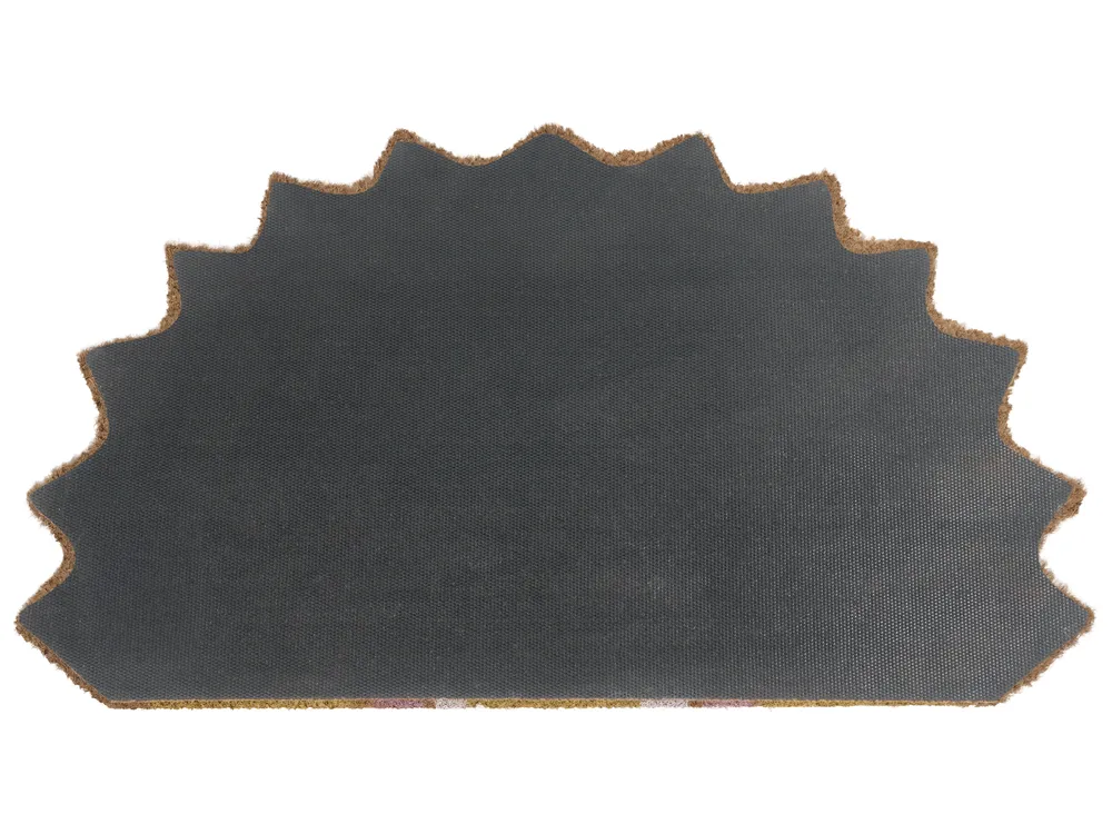 Fußmatte AROLIK Gelb 45 x 75 cm Blume Kokosfasern_1051044