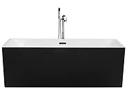 Freestanding Bathtub RIOS 1700 x 800 mm Black_1150296