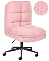 Bürostuhl ADDISON Bouclé Rosa