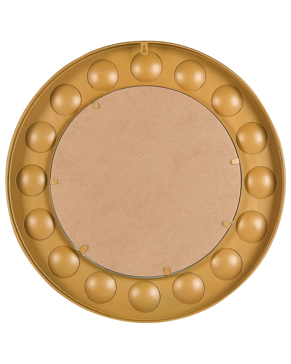 Wandspiegel ANHELO 63 cm 63 cm Glas Gold_1182534
