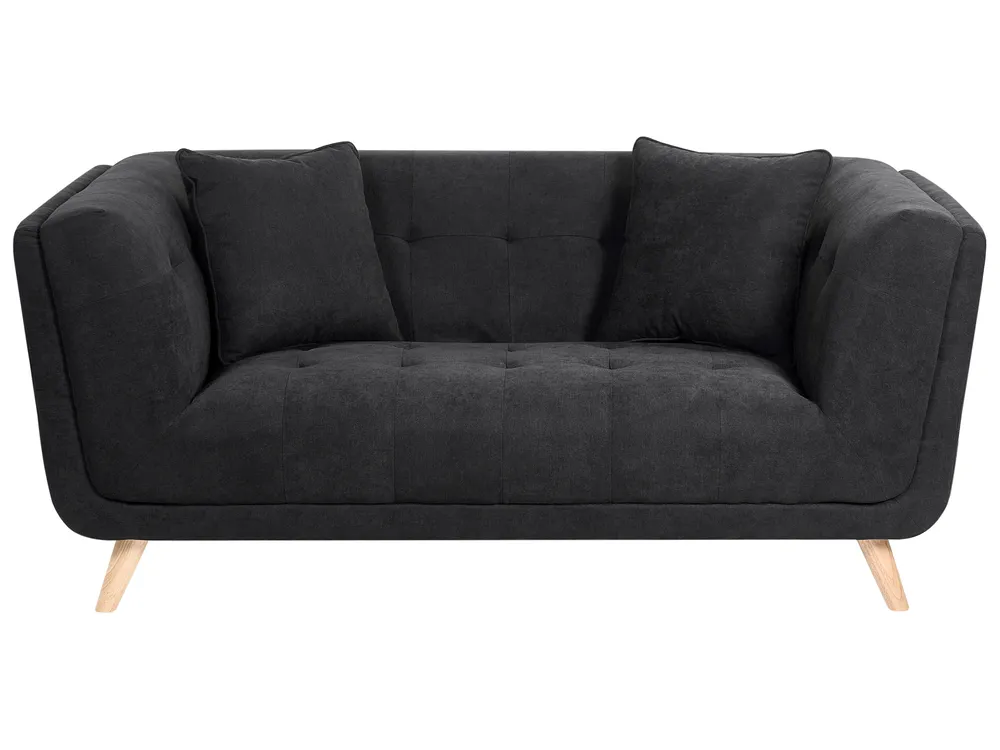 Sofa 2-Sitzer HABO Stoff Schwarz