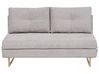 Canapé-lit 3 places JERSLEV Tissu Gris