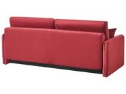Sofa Bed 3 Seater EGGE Velvet Burgundy_1020892