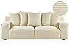 Sofa 3-Sitzer VISKAN Cord Hellbeige