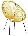 Gartenstuhl ACAPULCO II Polyrattan Gelb