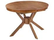 Ausziehbarer Esstisch TYMIS Dunkle Eiche 107/137 cm 107 cm_1020124