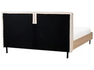 Bett mit Lattenrost Bouclé LIMANTON 160 x 200 cm Beige_971489