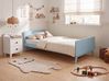 Bett mit Lattenrost Kiefernholz BONNAC 90 x 200 cm Hellblau