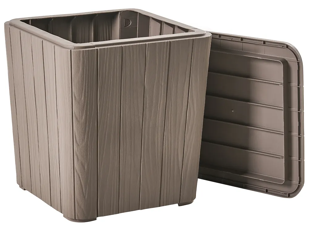 Aufbewahrungsbox SARANDI 40 cm 40 cm Taupe
