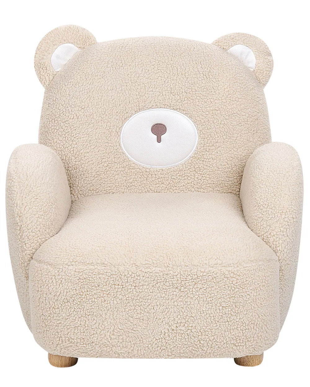 Kids Armchair Teddy Bear BOO Boucle Beige_886963