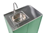 Outdoor Kitchen Cabinet with Sink VILAMA Green_973946