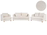 Living Room Set 6 Seater RATTVIK Boucle Off-White_1066727