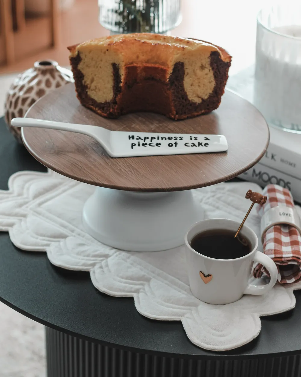 Tortenplatte BRIOCHE Metall Weiß_980389