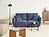 Sofa 3-Sitzer KUNES Stoff Dunkelblau