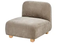 Modulsofa 3-Sitzer AMLI mit Ottomane Stoff Beige_1070344