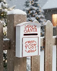 Weihnachtsbriefkasten ESPOO 30 cm Weiß_1184121