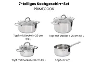 Topfset 7-teilig PRIMECOOK Edelstahl Silber_1051152
