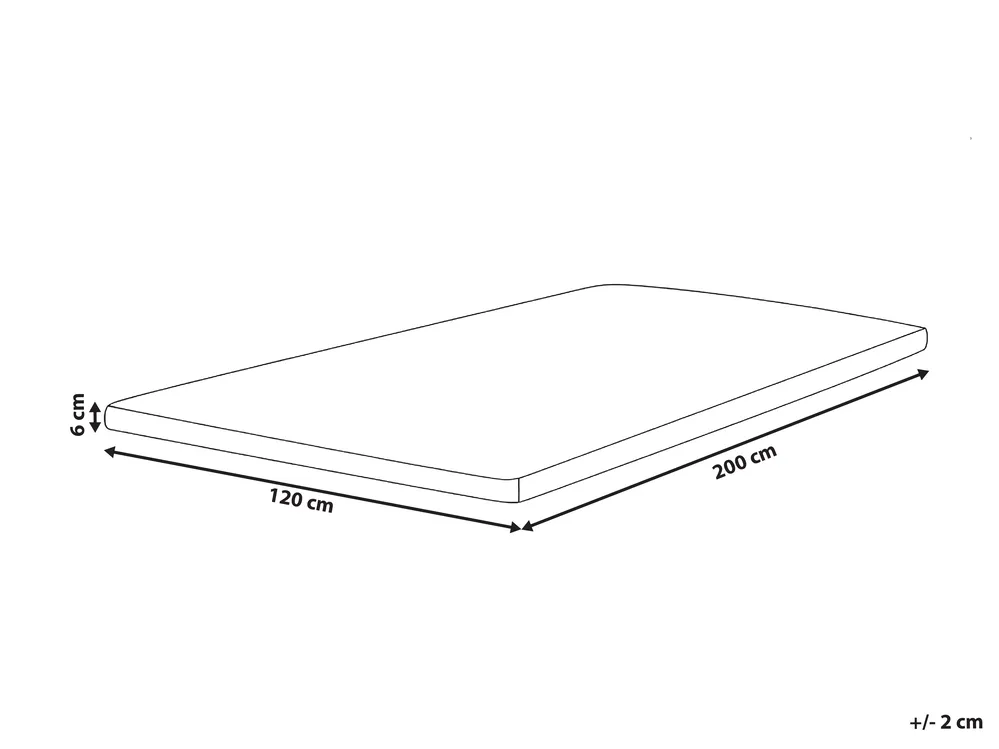 Memoryschaum-Matratzentopper DAZZEL 120 x 200 cm_1038114