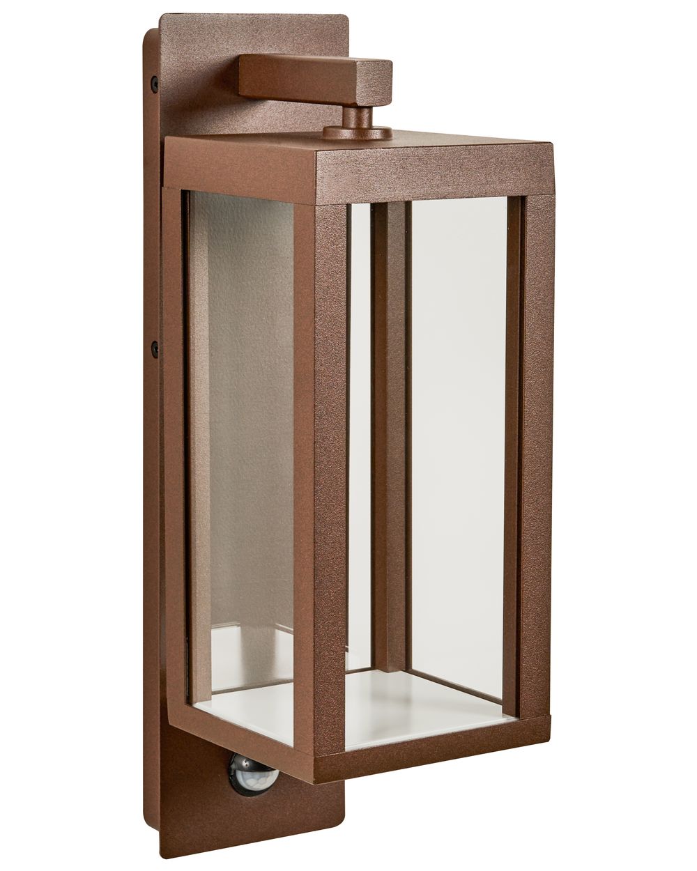 Outdoor LED Wall Light INVER with Motion Sensor Brown