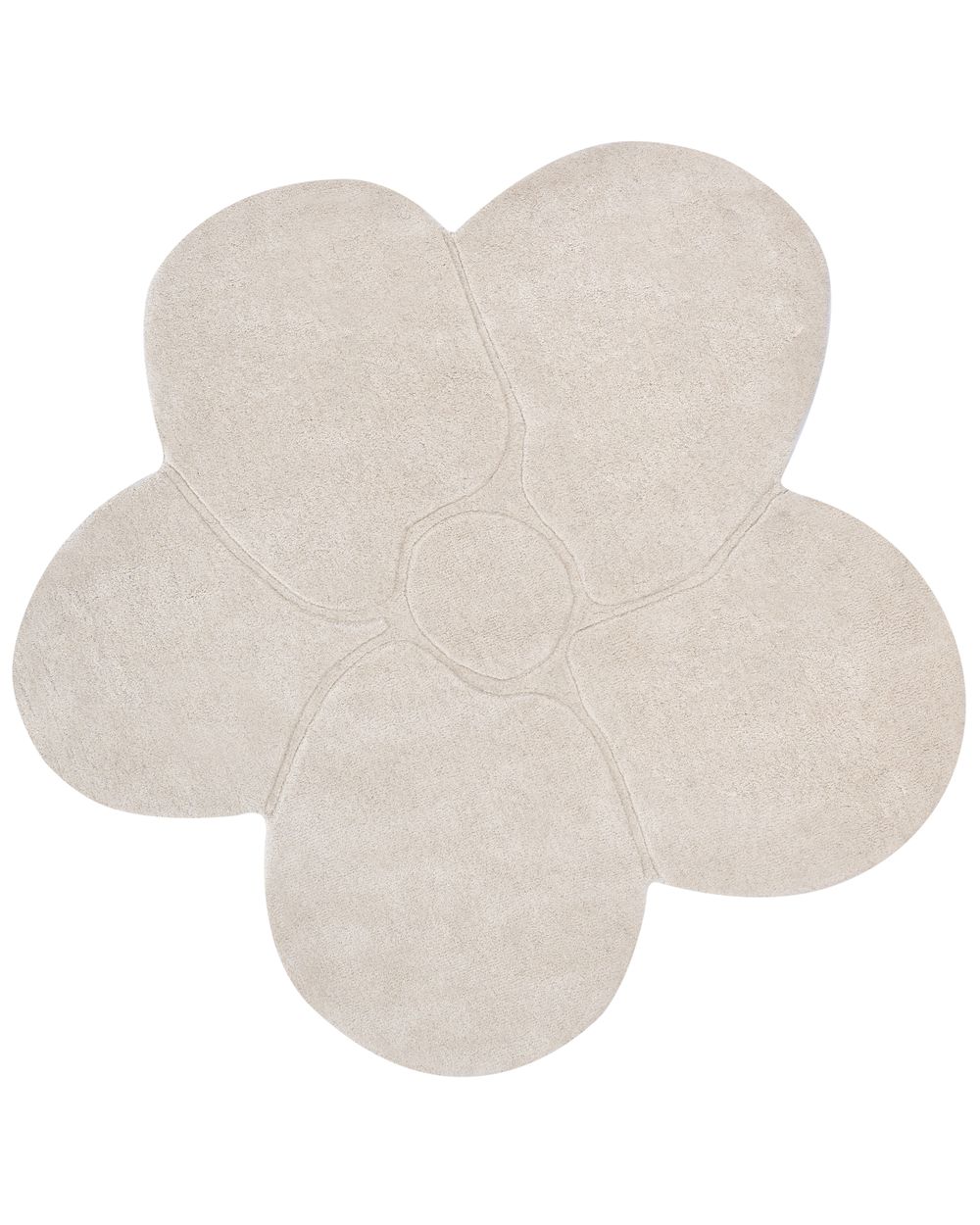 Rug KOKKINI Light Beige ø 140 cm Wool
