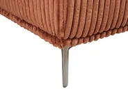 Corner Sofa STENUM Corduroy Brown Right Hand_972356
