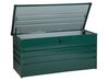 Aufbewahrungsbox CEBROSA 132 cm 62 cm Metall Dunkelgrün