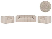 Bankenset 5-zits ANTOLA Bouclé Beige_1161569