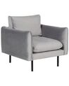 Sessel VINTERBRO Samtstoff Grau