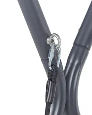 Hollywoodschaukel FIASTRA Metall Hellgrau_961452