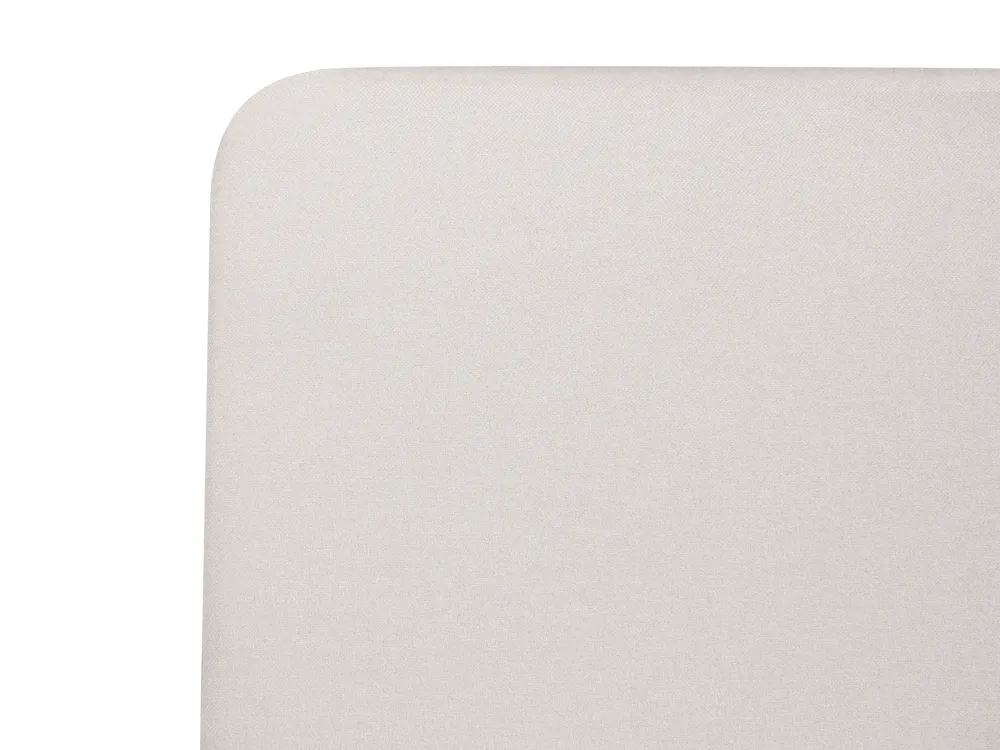 Bett mit Stauraum BRENON Stoff Hellbeige 140 x 200 cm_1055970
