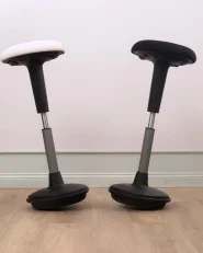 Wobble Stool ESTELL Faux Leather White_1008504