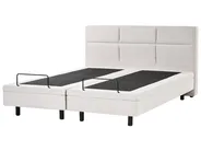 Adjustable Bed Fabric VICEROY 180 x 200 cm (EU Super King) Light Beige_1044526