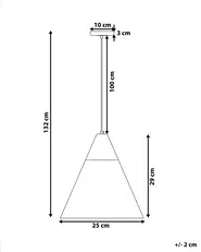 Hängeleuchte ALBANO Metall Weiß_779659