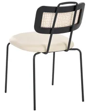 Esszimmerstuhl 2er Set ADELANTO Metall Hellbeige_1039730