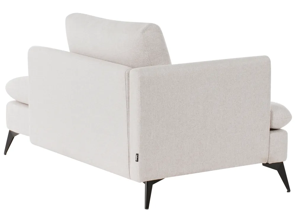 Linksseitige Chaiselongue SIEVOZ Stoff Hellbeige_978607