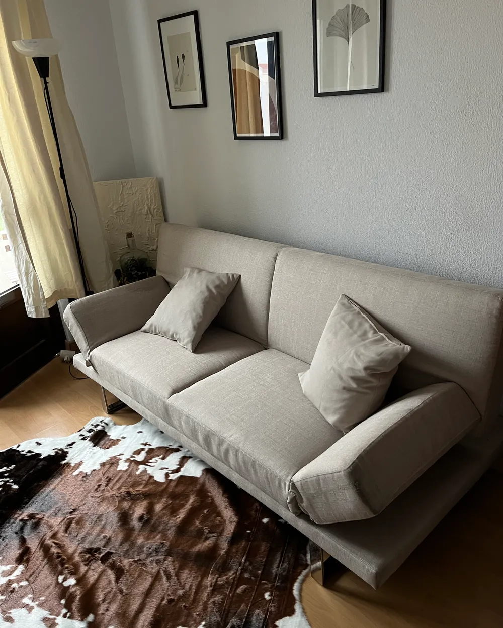 Faux Cowhide Rug BOGONG Dark Brown 150 x 200 cm_939991