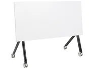 Zusammenklappbarer Schreibtisch BENDI 120 cm 60 cm mit Rädern Weiß_922201