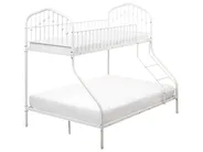 Bunk Bed Metal CHAMONIX 90/140 x 200 cm White_976745