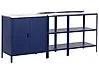 Outdoor-Küche 3er Set VILAMA Blau Metall