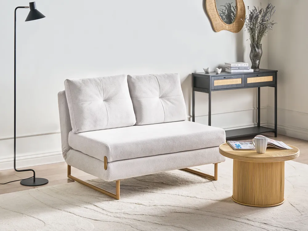 Sofa Set 6-Sitzer JERSLEV Stoff Cremeweiß_1013388