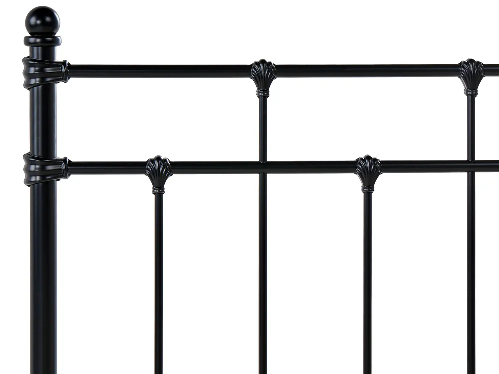 Seng Metal LYNX 120 x 200 cm Sort - Beliani.dk