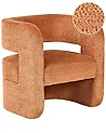 Sessel VIDSEL Chenillegewebe Orange